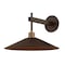 Troy Lighting Harac Integrated LED Exterior Wall Sconce, Patina Brass and Bronze, 15 In x 10.75 In B7811-PBR/BRZ - alternate 2