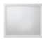 Homeroots 35" White Square Wood Framed Mounted Dresser Mirror 486432 - alternate 4