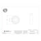 Tritan Double Sealed Miniature Ball Bearing, 608, 8 mm Bore Dia, 22 mm OD, 7mm W, 302 Degrees F Max Op Temp SS608 2RS FM222 - alternate 2