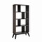 Homeroots 65" Gray Wood Four Tier Etagere Bookcase 630392 - alternate 1