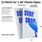 Signmission Surf Shop, Plastic Signs Only 24 Inch x 36 Inch, Corrugated Plastic, 2PK CSB-2436-2PACK-Surf Shop - alternate 2