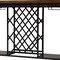 Baxton Studio Vintner Industrial Brown and Black Pub Table with Built-In Wine Cage 256-5386-5387-ZORO - alternate 4