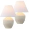 Jonathan Y Ralf 20.5" Minimalist Scandinavian Resin/Iron LED Table Lamp, Matte Cream, 2PK JYL5604B-SET2 - alternate 1