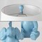 Jonathan Y Kairi 21" Modern Shabby Chic Resin/Iron Happy Elephant LED Kids' Table Lamp with Phone Stand, Blue JYL4060C - alternate 5