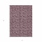 Homeroots 5' X 8' Merlot Mauve And Ivory Floral Washable Indoor Outdoor Area Rug 581901 - alternate 6