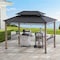 Sunjoy 8ft. x 12ft. Aspen Cedar Framed Grill Gazebo with DC Solar Power A104004210 - alternate 2