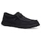 Shoes For Crews Laguna Moc Unisex Non-Slip Work Loafers, Black, Size 14 42419 - alternate 1