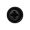 Auveco #8-18 x 11/16in Phillips Oval #6 Head Ab with Sems Tapping Screw - Black, 100PK 10653 - alternate 2