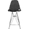 Leisuremod Cresco Acrylic Barstool - Modern ABS Plastic Counter Stool with Steel Legs & Footrest, 2PK CRBL-30TBL2 - alternate 3