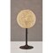 Homeroots 24" Antiqued Bronze Metal Candlestick Table Lamp With Off White Globe Shade 524635 - alternate 6
