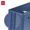 Deli Std Duty View Binder 3in, Letter, D-Ring, PVC-Free, Navy, 6PK CF570-DB - alternate 2