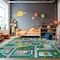 World Rug Gallery Kids Playmat Road Traffic Educational Non Slip Area Rug 3 ft x 5 ft Green WR27GREEN3X5 - alternate 6