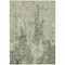 Homeroots 9' X 12' Artichoke Green And Fern Green Abstract Washable Indoor Outdoor Area Rug 609850 - alternate 3