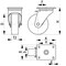 Blickle Swivel Plate Cstr, Bk Nyln, 3-1/8", 265 lb. LKPA-POA 80G-12 - alternate 2
