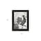 Homeroots WELCOME TO THE FARM CHICKEN Black Framed Print Wall Art 529771 - alternate 3