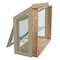 Factory 2U Windows Garden Window with Shelf, 36in x 48in, Tan, Insulated Laminate Seatboard, Low-E Glass 803044 - alternate 4