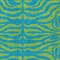 Homeroots 5' X 8' Teal Blue And Green Animal Print Washable Indoor Outdoor Area Rug 600709 - alternate 7