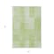 Homeroots 8' X 10' Artichoke Green And Mint Green Striped Washable Indoor Outdoor Area Rug 581632 - alternate 6