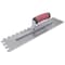Marshalltown Notched Trowel, 1/2 x 1/2 x 1/2 Square Notch, 16 x 4 Blade, Large Format Tile NT696 - alternate 1