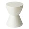 Leisuremod Loft Modern Fiberstone Hourglass Side Table, Weather-Resistant, Fully Assembled LST14W - alternate 7