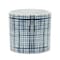 Homeroots Set of Two White And Blue Ceramic Lattice 2 Ounce Round Pot Planters, 2PK 517988 - alternate 4