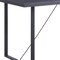 Homeroots 64" Dark Gray and Black Wood and Iron Sled Base Dining Table 631282 - alternate 5