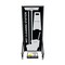 5S Supplies Housekeeping Shadow Board Broom Station V18, Black / Gray, BO + Stand HSB-V18-BLACK/GRAY-BO-STAND - alternate 1