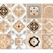 Homeroots 6" X 6" Shades Of Taupe Mosaic Peel And Stick Removable Tiles 390920 - alternate 3