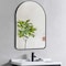Homeroots 39" Black Arch Metal Framed Bathroom Vanity Mirror 562896 - alternate 7