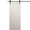 Sartodoors Modern Barn Door 18 x 80 inches, Ego 5005 Painted White Oak, 6.6FT Rail Track Heavy Hardware Set ,  EGO5005BD-B-PWO-18 - alternate 1