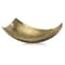 Homeroots 17" Gold Aluminum Scoop Decorative Bowl 354616 - alternate 3
