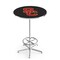 Holland Bar Stool Co 42" Chrome USC Trojans Pub Table, 36" dia. Top L216C4236SouCal - alternate 1