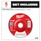 Milwaukee Tool Grinding Wheel, 4 1/2" dia., PK5 49-94-0601 - alternate 8