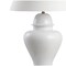 Jonathan Y Sagwa 33" Ceramic/Iron Modern Classic LED Table Lamp, White JYL6619A - alternate 5