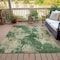 Homeroots 10' X 14' Fern Green And Beige Abstract Washable Indoor Outdoor Area Rug 630686 - alternate 4