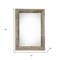 Homeroots 12" x 24" Gray Solid Wood Hanging Picture Frame 386512 - alternate 4
