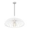 Z-Lite Valencia Texture White 1 Light Pendant 623P24-TXWH - alternate 3