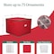 Tiny Tim Totes Ornament Storage Box Zippered Lid Organizer with 75 Individual Compartments 83-DT5535 - alternate 3