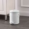 Happimess Theo Retro 8-Gallon Step Trash Can with Soft-Close Lid and FREE Mini Trash Can, Cotton White HPM1018A - alternate 5