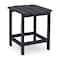Signature Design by Ashley Sundown Treasure Black Square HDPE Contemporary End Table P008-703 - alternate 4