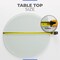 Fab Glass And Mirror 28in in Round Glass Table Top 3/8in Thick Pencil Polish Edge Tempered by, Wall Mirror 28RT10THPETE - alternate 4