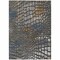 Homeroots 5' X 8' Charcoal Brown And Copper Abstract Washable Indoor Outdoor Area Rug 596783 - alternate 5