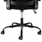 Elama High Back Adjustable Mesh and Fabric Office Chair in Black with Adjustable Head Rest ELM-F-936BKD - alternate 6