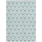 Homeroots 10' X 14' Teal Blue And Ivory Geometric Washable Indoor Outdoor Area Rug 595780 - alternate 3