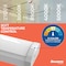 Bulbrite 4 ft. Integrated 5 Color Selectable LED Dimmable Wraparound Light (120-277v), 5300 Lumens, White Fin 773503 - alternate 7