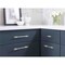 Amerock Urbanite 3-3/4 in 96 mm Center-to-Center Brushed Gold/Black Chrome Cabinet Pull BP77896BGLBCR - alternate 3
