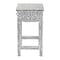 Bali & Pari Diata Coastal Black and White Mother of Pearl Capiz Shell 2-Drawer Console Table 252-13981-ZORO - alternate 4