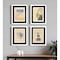 Homeroots Set Of Four Lepal I White Framed Print Wall Art, 4PK 526952 - alternate 6