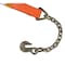 Mytee Products 2 inx30 ft Orange Ratchet Strap w/ Chain Anchor 4000 # WLL Hi Abrasion Tie Down, 2PK RS230ACx2 - alternate 4