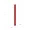 Homeroots Set of Two Red Flameless Taper Candles, 2PK 633989 - alternate 3